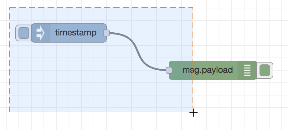 Selecting multiple nodes with the lasso tool